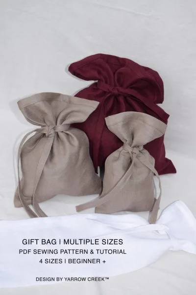 Gift Bag PDF Pattern | Multiple Sizes
