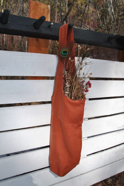 Rust Linen Yoga | Tote Bag