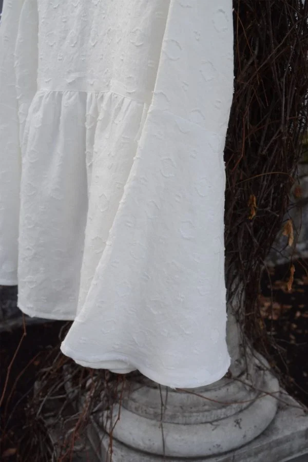 Winter White Linen Tunic